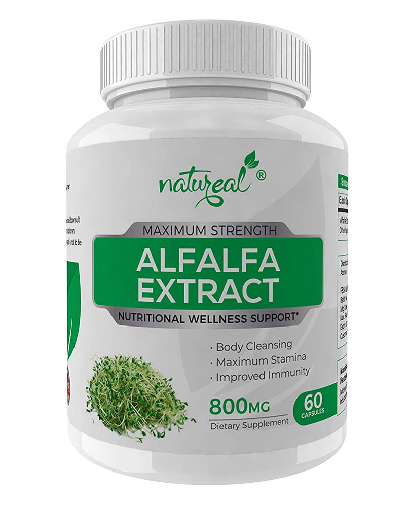 Natureal Alfalfa Extract Capsules for Overall Wellness & Metabolic Health