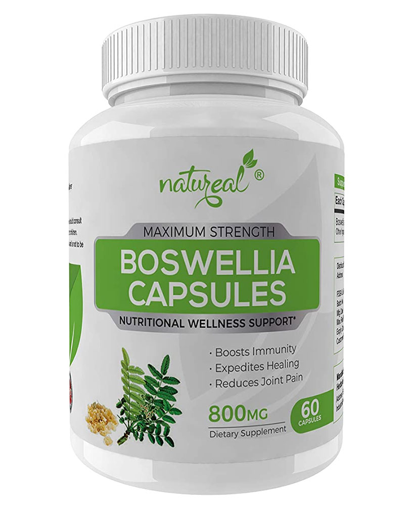 Natureal Boswellia Pure Extract Capsules for Immunity, Bones & Joints Health 