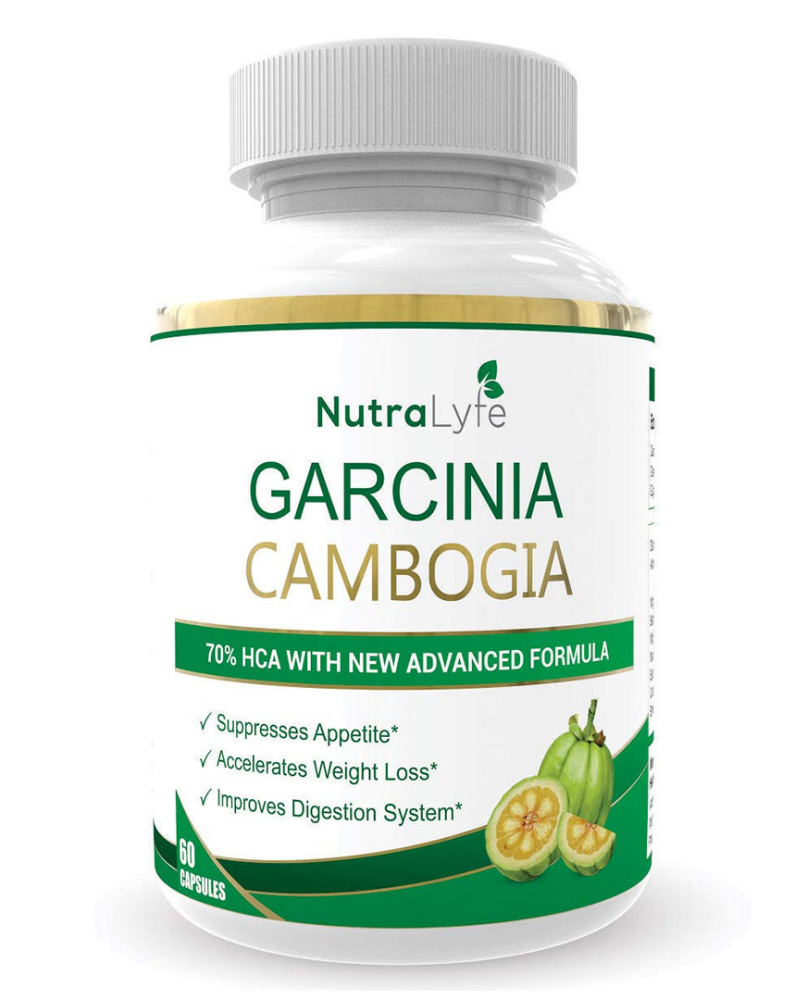 NutraLyfe Garcinia Cambogia Extract With Green Tea 800 Mg Capsules - 60 Capsules