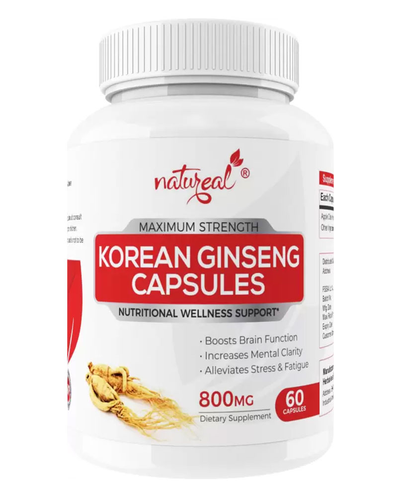 Natureal Korean Ginseng Extract Capsules