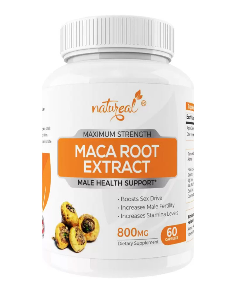 Natureal Maca Root Extract 800 mg Capsules