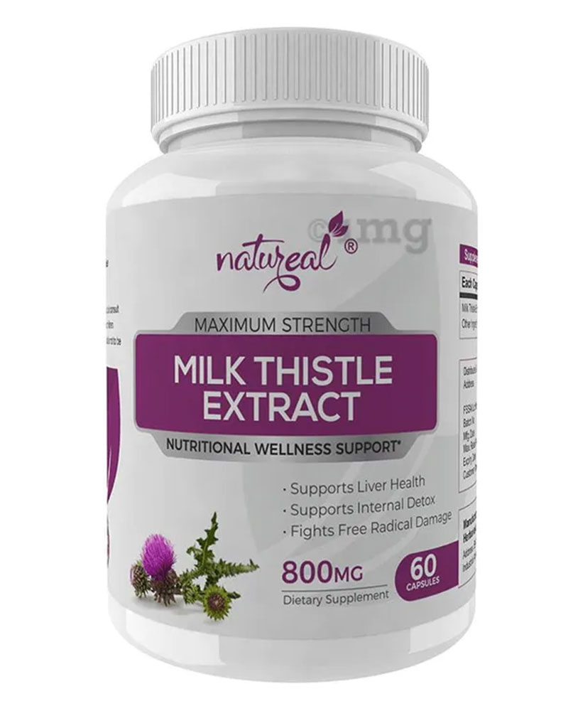 Natureal Milk Thistle Extract Capsules for Overall Wellness