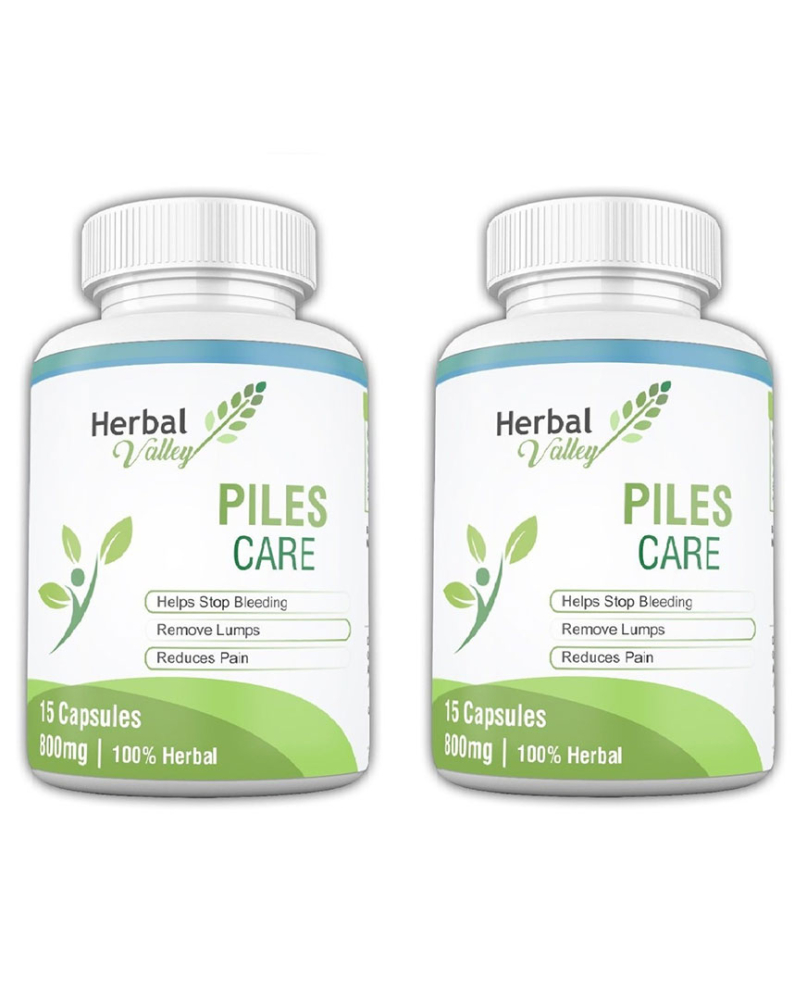 HerbalValley Piles Care - Pack Of 15 Capsules | Pack of 2