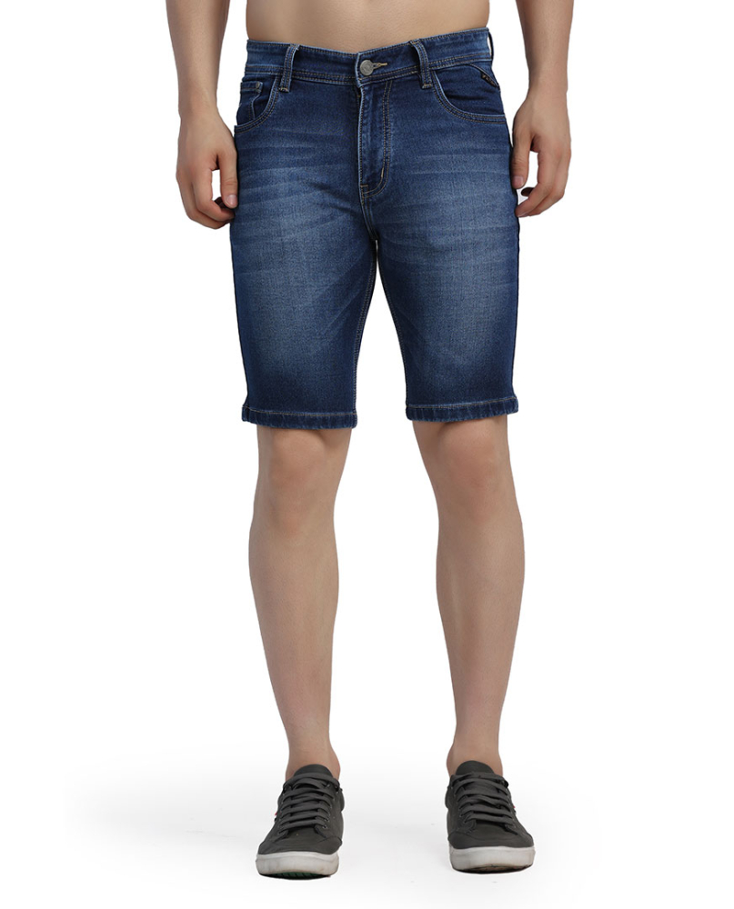 Stylox Men's Denim Slim Fit Shorts 5260 - 9393