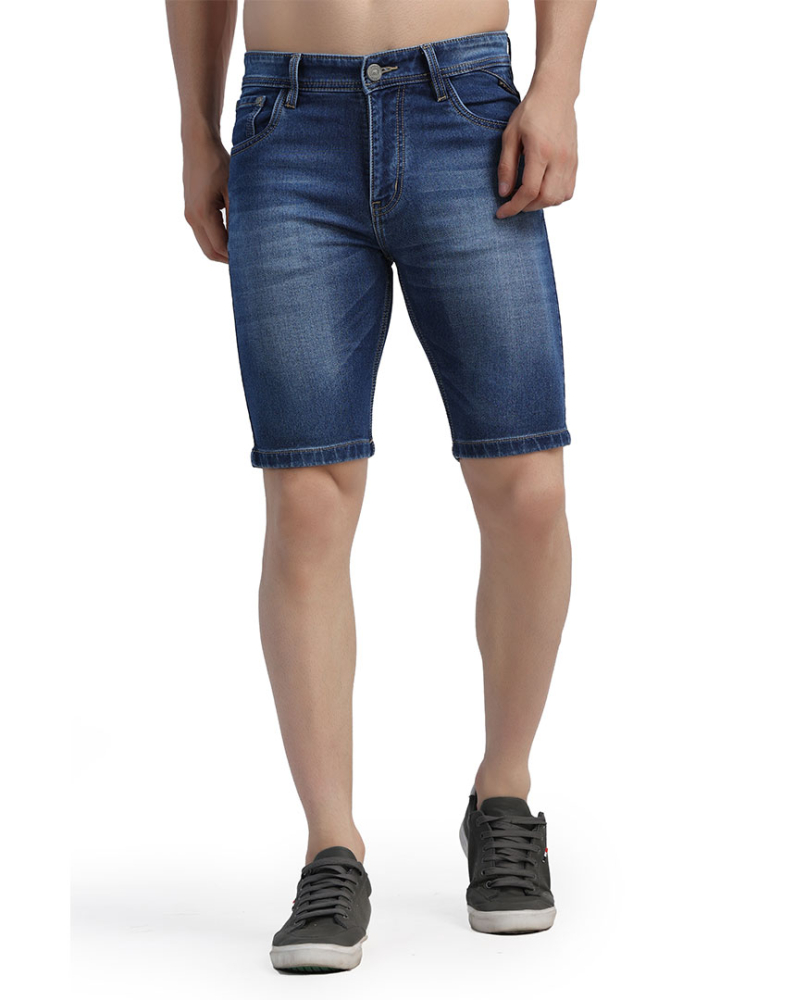 Stylox Men's Denim Slim Fit Shorts 5260 - 9394