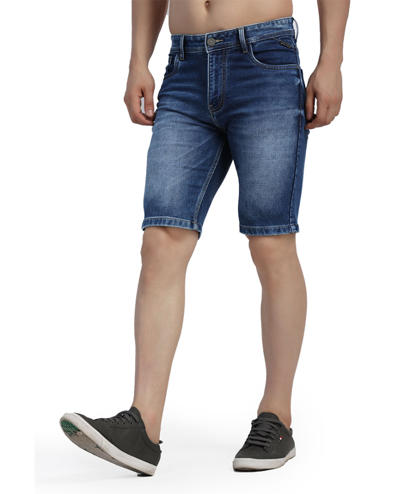 Stylox Men's Denim Slim Fit Shorts 5260 - 9395