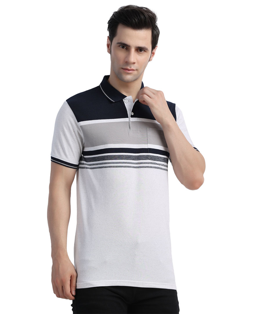 Stylox Men Polo Collar Slim Fit T-shirt 70094