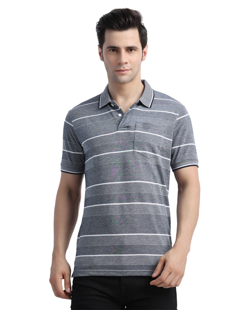 Stylox Men Polo Collar Slim Fit T-shirt 70120