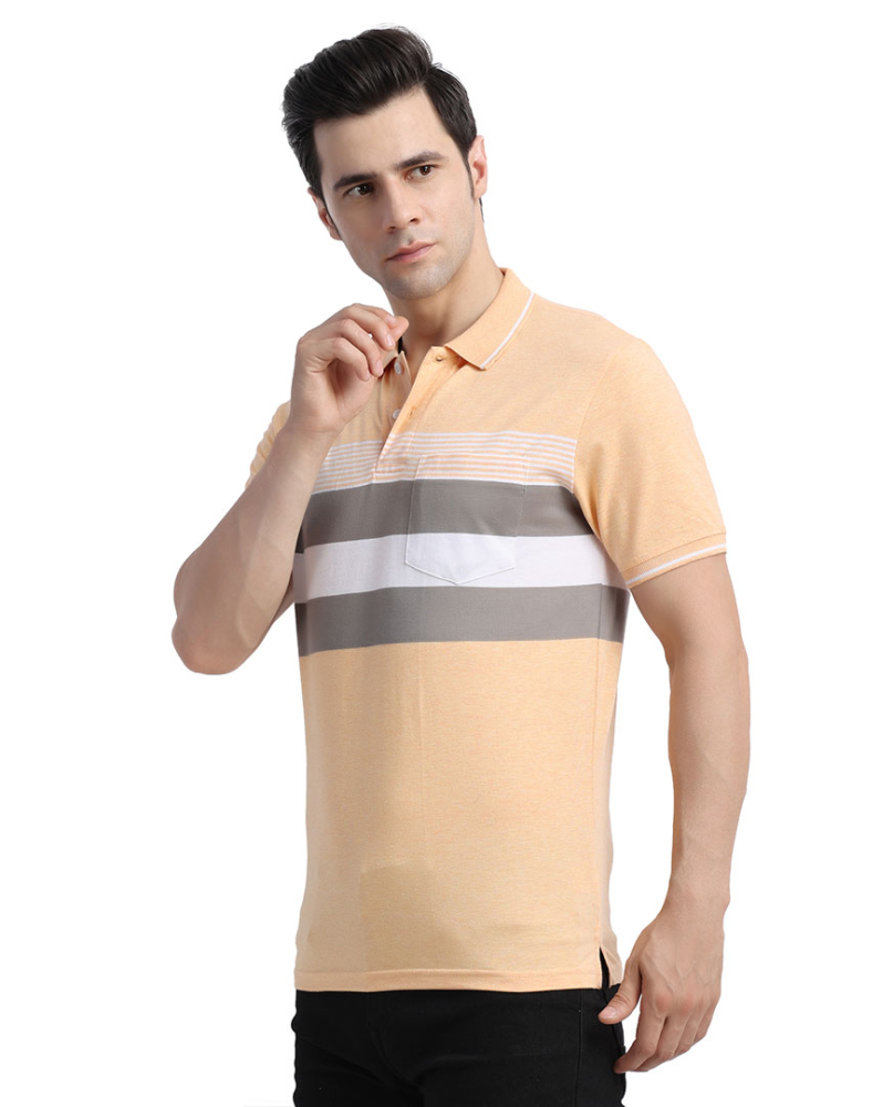 Stylox Men Polo Collar Slim Fit T-shirt 70098