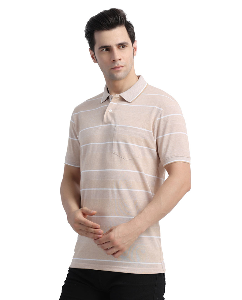 Stylox Men Polo Collar Slim Fit T-shirt 70122