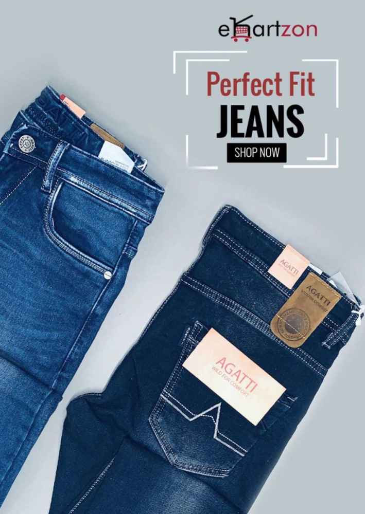 The Ultimate Jeans Combo by AGATTI (Buy 1 Get 1 Free)