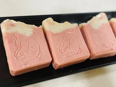 Easter Bunny - Rose Clay Soap