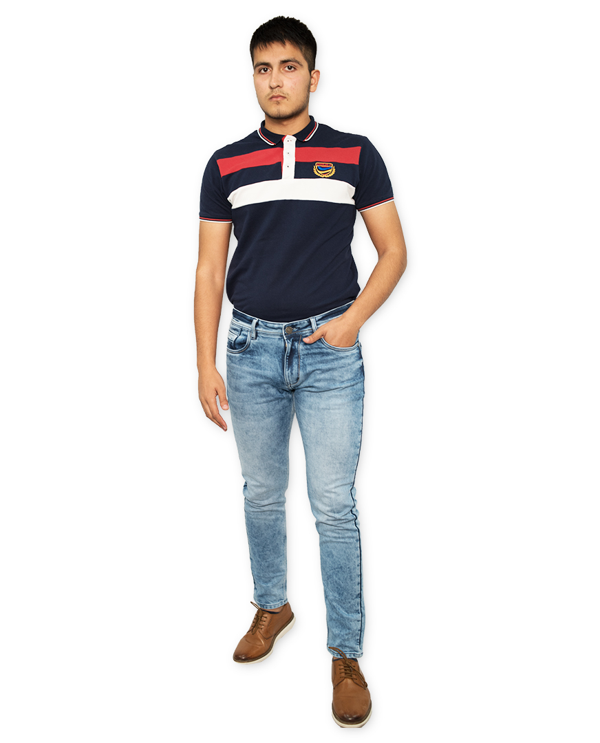 Agatti Jeans Cotton Elastane Knitted Indigo Light