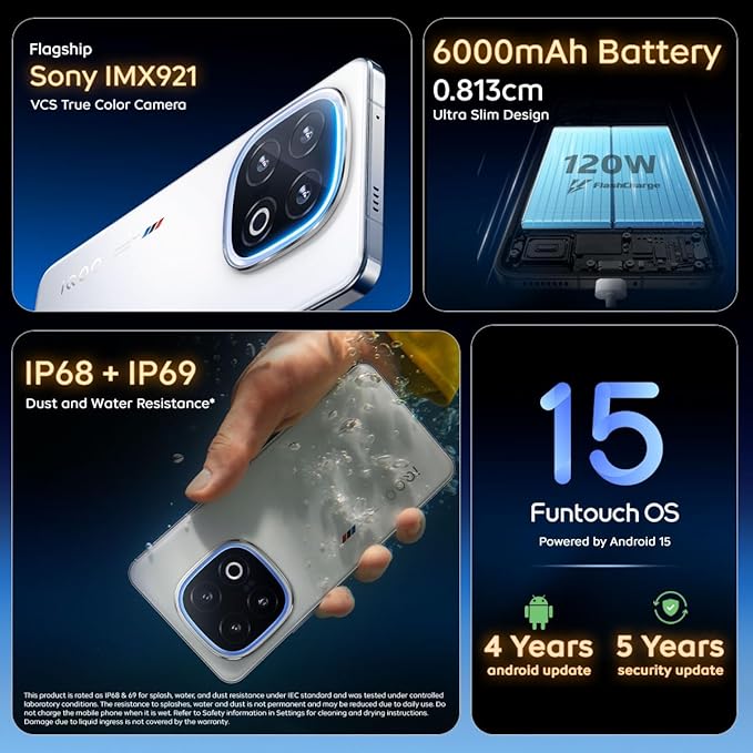 iQOO 13 5G (लीजेंड, 12GB RAM, 256GB स्टोरेज)